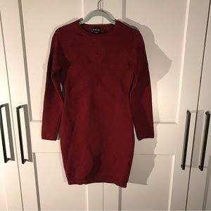 Holiday bodycon dress - size medium